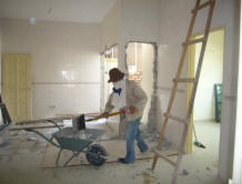 Demolished Wall